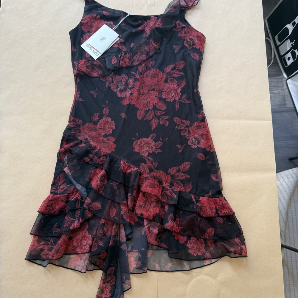 Floral Ruffle Dress - Picture 4 of 4
